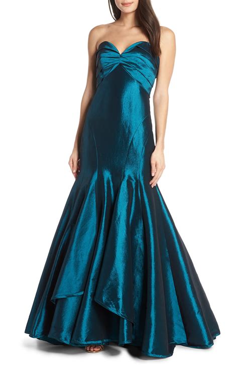 mac duggal satin dress